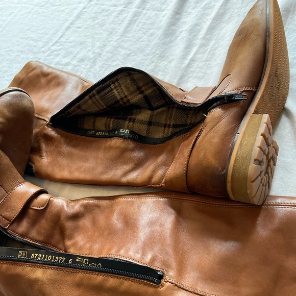 Remonte Dorndorf- Ladies- tan leather long legged riding boots - Picture 4 of 7